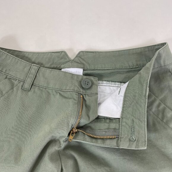 Columbia Kenzie Cove Bermuda Short Women's Size 2 Olive Green Outdoor Hiking - Picture 3 of 9